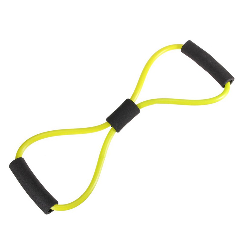 Yoga Resistance Bands Tube Stretch Fitness Pilates Exercise Tool N2VN