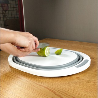 Bộ Rổ và Thớt Gấp Gọn 3in1