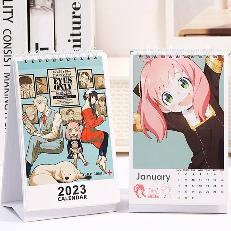 Lịch 2023 SPYxFAMILY Để Bàn Lên Kế Hoạch Hàng Ngày In Hình Anime Dùng Làm Quà Tặng Sinh Nhật