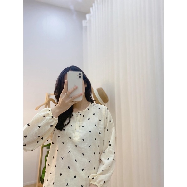 Đồ Ngủ Nữ, Bộ Đồ Ngủ Nữ Phong Cách Hàn Quốc( Hàng Chất Đẹp ) | BigBuy360 - bigbuy360.vn