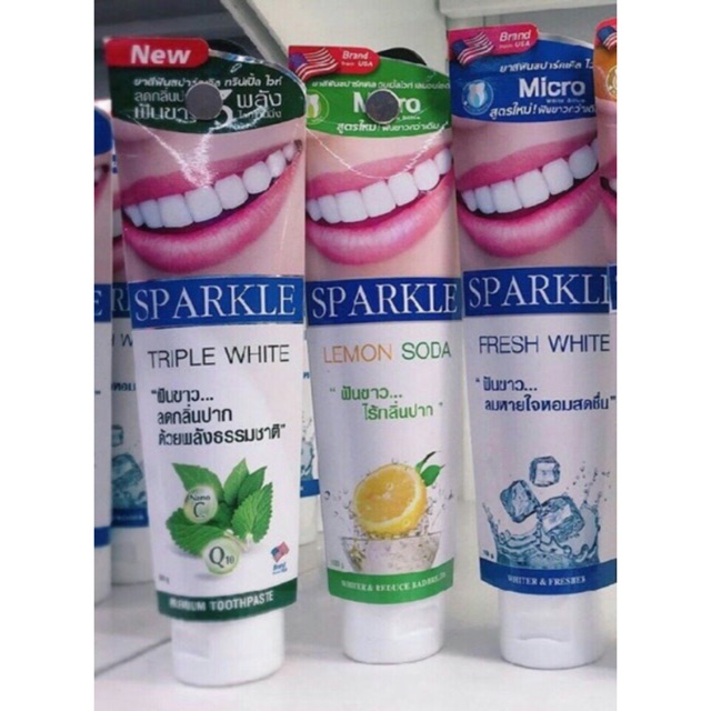 Kem đánh răng Sparkle thái