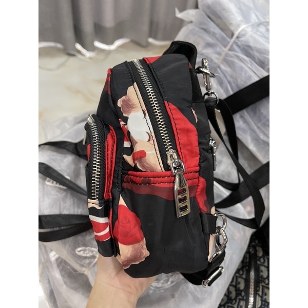 Balo mini, Chất dù,nhiều họa tiết, size 18cm -20cm,freeshipextra.