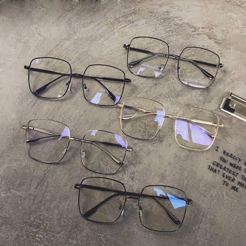 Mắt Kính Giả Cận From Vuông Gọng Kim Loại Thời Trang K16 Cực Hot | BigBuy360 - bigbuy360.vn