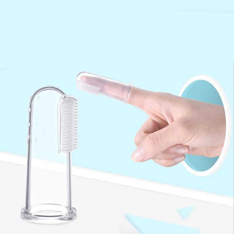 Tưa lưỡi silicon cho bé, trẻ em An toàn - dễ sử dụng - đã tiệt trùng - Mộc Diệp