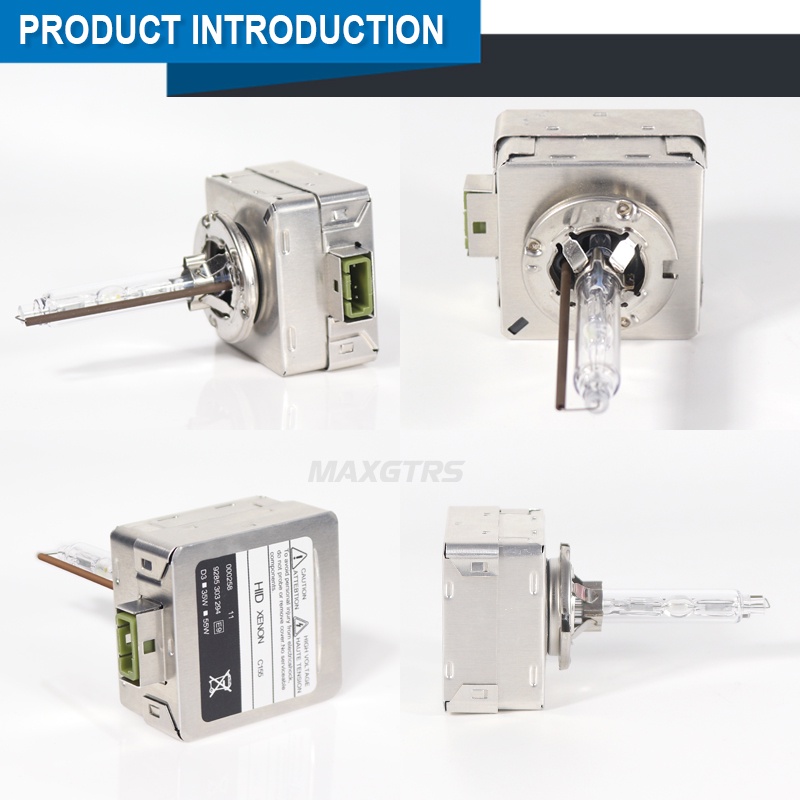 Set 2 đèn LED Xenon MAXGTRS HID 35W D1S D2S D2R D3S D4S D4R 4300K 4500K 5000K 5500K 6000K 8000K cho xe hơi