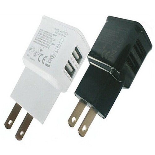 Thiết bị sạc 2 cổng USB 5V 2.1A dành cho Samsung iPhone iPad iPod