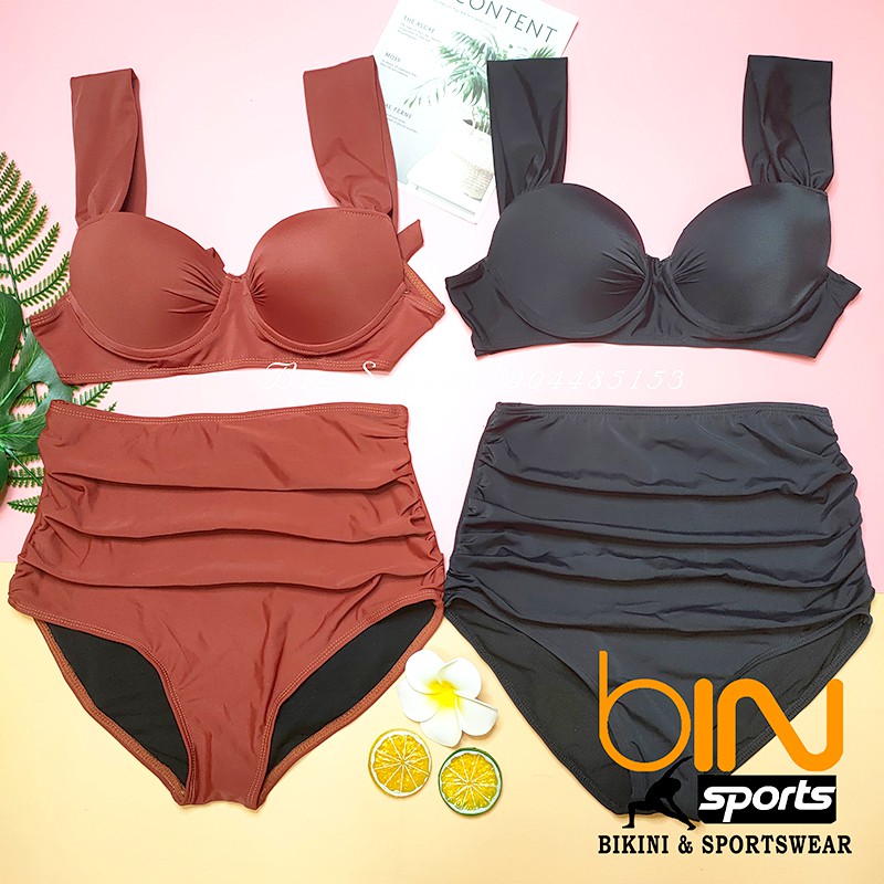 Bikini Nữ Hai Mảnh Cạp Cao Freesize Bin Sports BHV075 | BigBuy360 - bigbuy360.vn