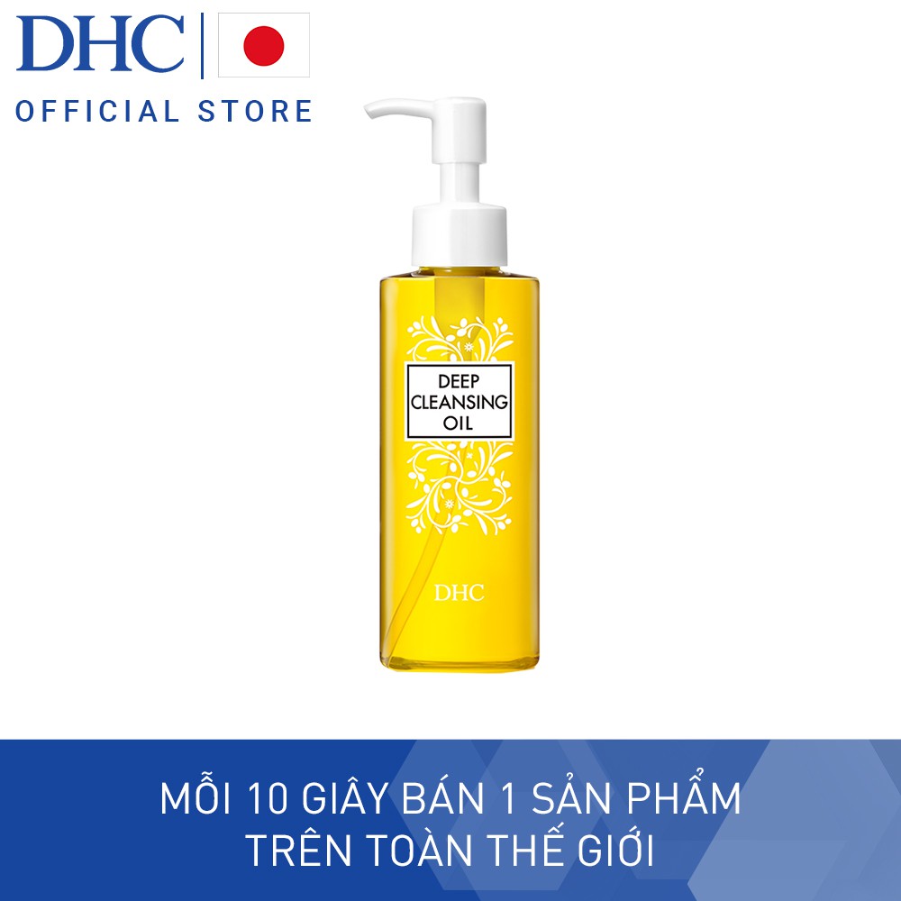 Dầu Tẩy Trang DHC Sạch Sâu Deep Cleansing Oil Chiết Xuất Dầu Olive Chai 200ML - 1989Store Phân Phối Chính Hãng