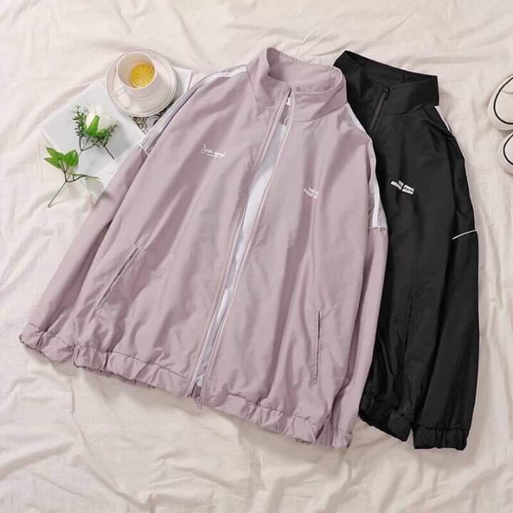 áo khoác form rộng thêu chữ cá tính thời trang M133