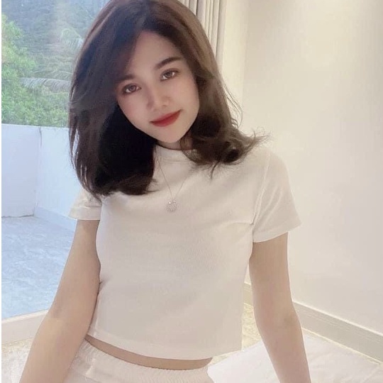SÉT 3 ÁO ZARA CỔ TRÒN DÁNG CROPTOP CHO NỮ