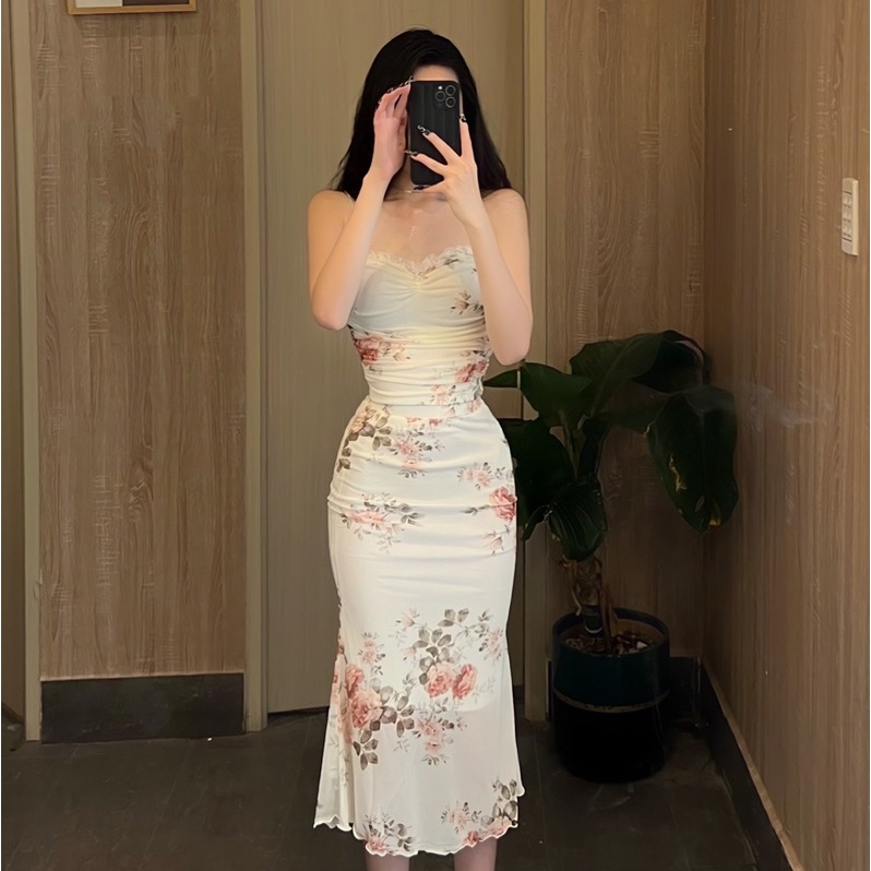 Set áo 2 dây + chân váy đuôi cá MAYA SET