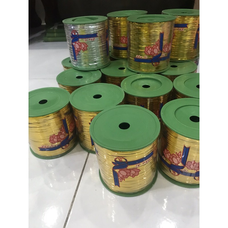 KẼM CUỘN, cuộn 0.5kg, dùng để cột nơ, gói hoa