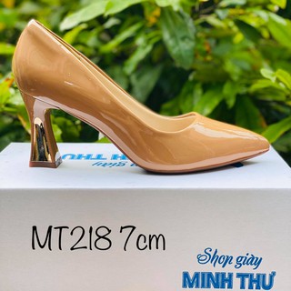 ( Shop Giày Somina ) Giày cao gót 7cm viền đồng cực sang MT218