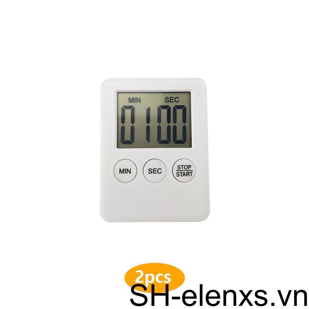 Set 2 Đồng Hồ Hẹn Giờ Nấu Ăn Màn Hình LCD