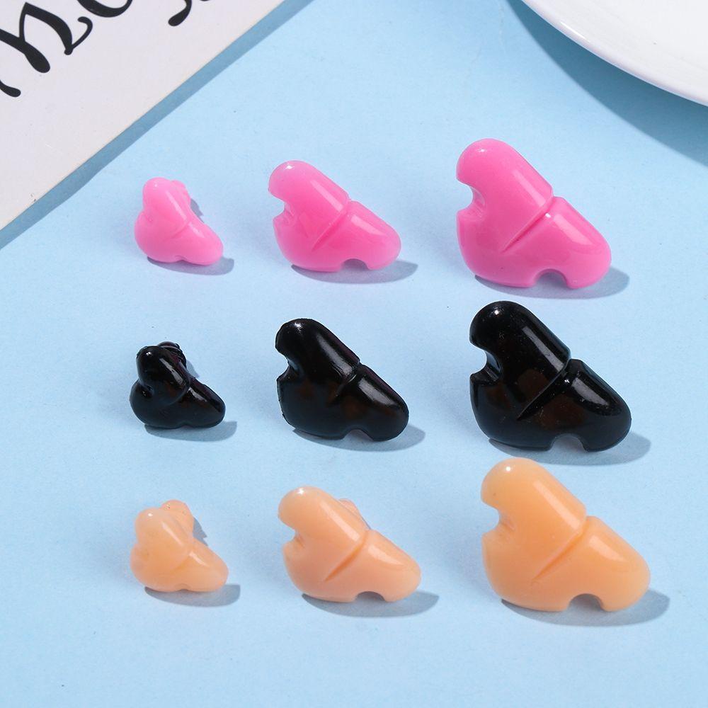 Set 10 Mũi Động Vật Bằng Lông Nhung Dùng Làm Búp Bê DIY