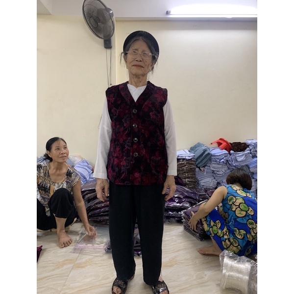 Áo gile người già áo bà già tặng bà tặng mẹ