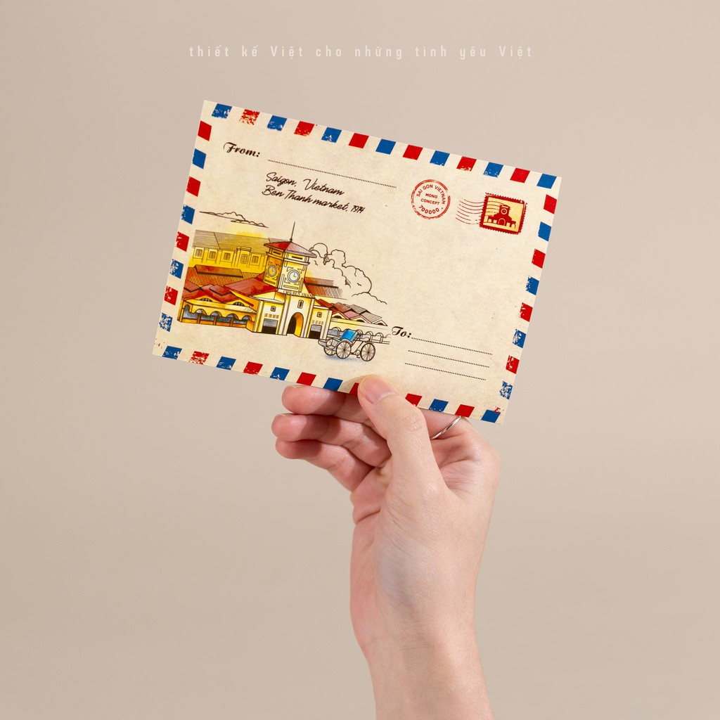 Postcard phong thư địa danh Việt Nam