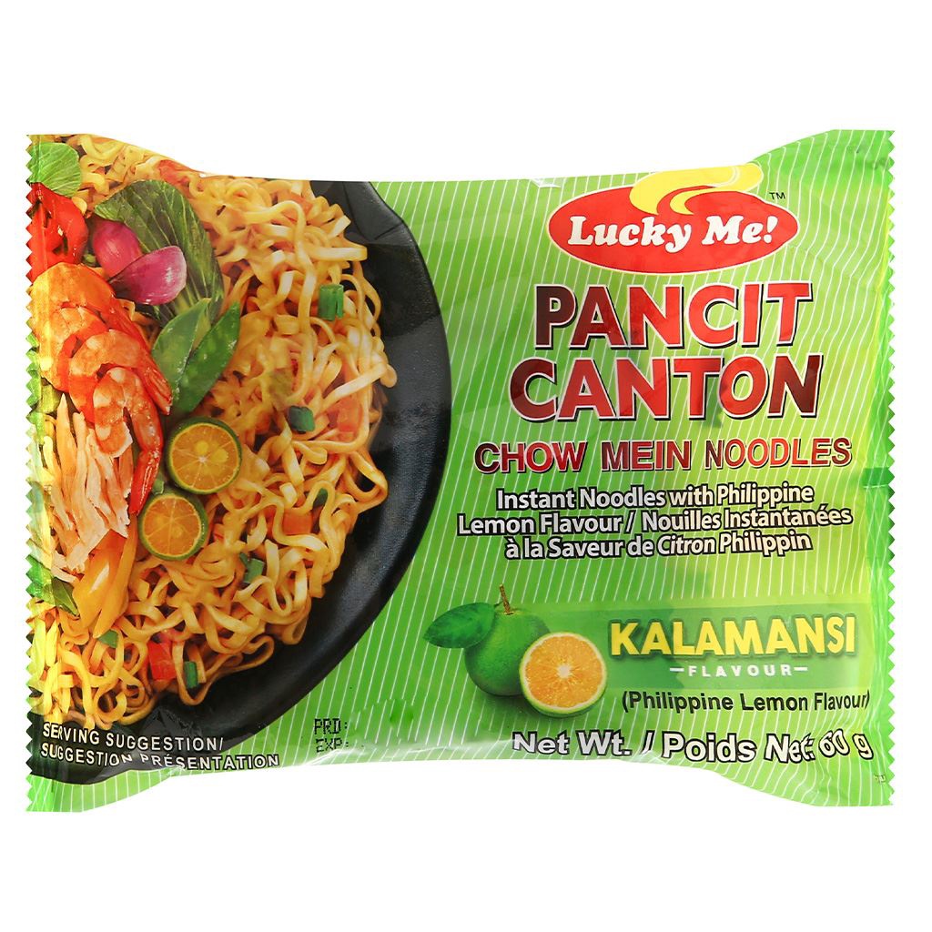 [ Thái Lan ] Lốc 6 gói mì xào Pancit Caton Lucky Me hương Kalamansi 60g/gói
