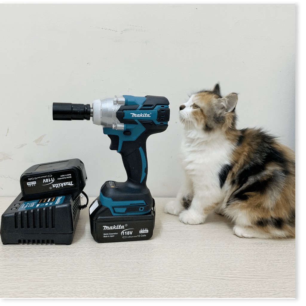 Siết bulong MaKii-Ta 118V - Máy vặn bulong, vặn ốc vít cầm tay - Máy bắt vít - Máy bắn vít