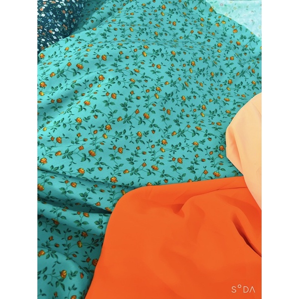 Lụa mango lạnh hoa nhí