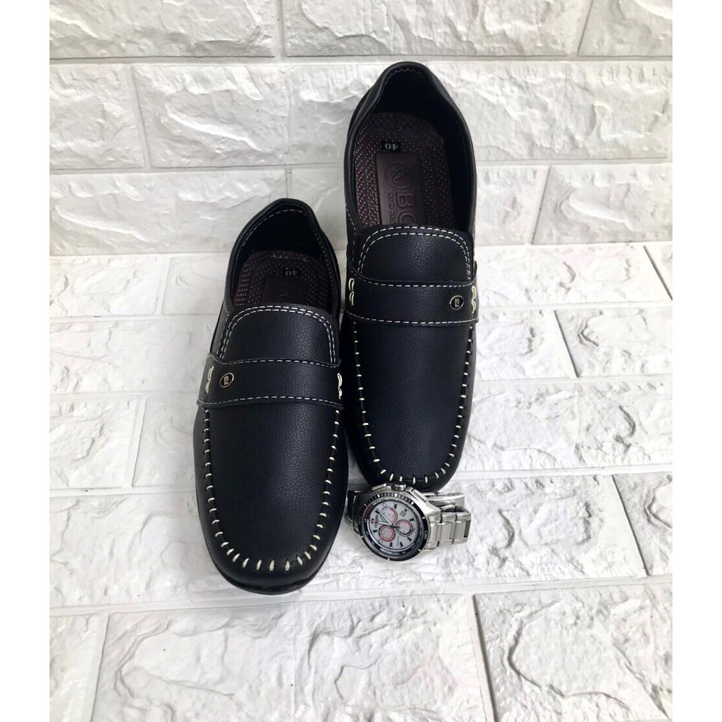 Giày mọi nam mẫu mới, da mềm, phom đẹp, đế được khâu sẵn rất chắc chắn, mã GM6