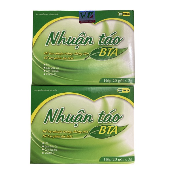 Nhuận Táo BTA- Hỗ trợ nhuận tràng, giảm táo bón ở trẻ hộp 20 gói