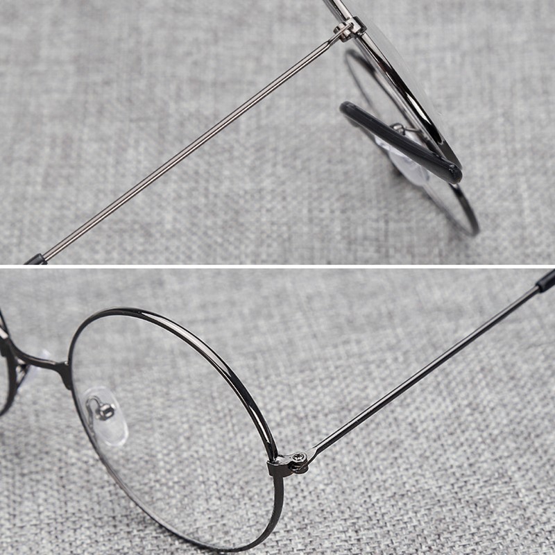 Kính mắt gọng kim loại tròn thời trang Unisex balo local brand | BigBuy360 - bigbuy360.vn