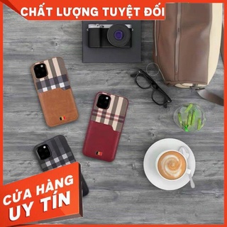 Ốp lưng da iPhone 13/ 13 Pro/ 13 Pro Max hiệu Mentor cài thẻ