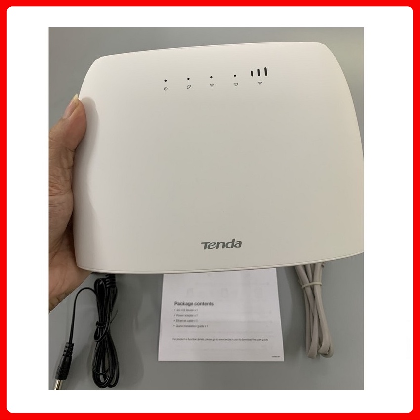 Bộ phát WiFi 3G/4G Tenda 4G03 - 150Mbs, Hỗ trợ 32 User - Hàng chính hãng