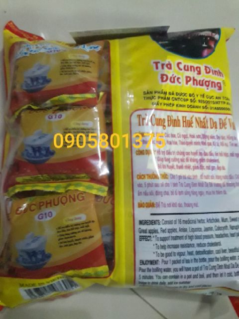 Trà cung đình Đức Phượng G10