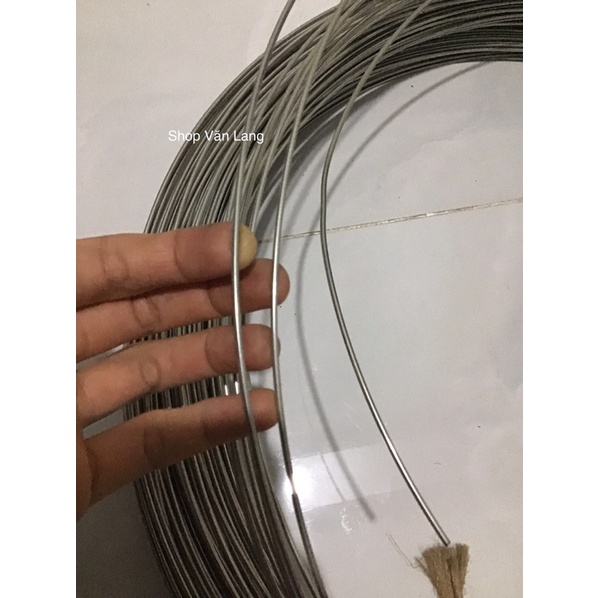 dây thép inox 2li không rỉ sáng bóng