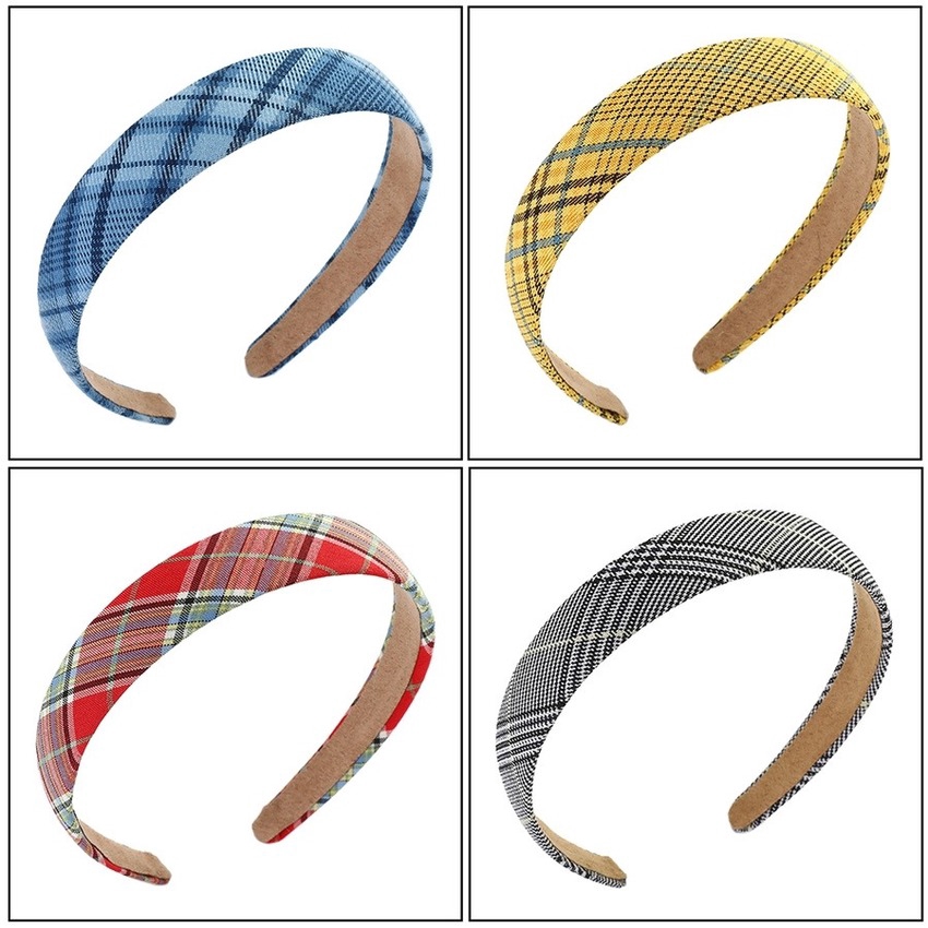 Băng Đô Cài Tóc Bản Rộng In Họa Tiết Phong Cách Hàn Quốc Cho Nữ