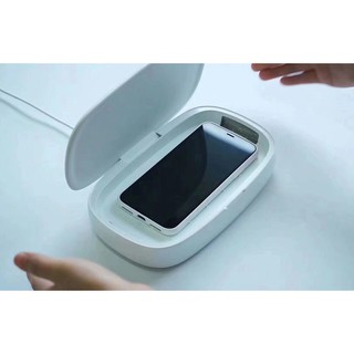 Hộp sạc khử trùng tia UV điện thoại Momax Q.Power UV-Box UV Sanitizing Box kèm sạc nhanh không dây/Hoco DCWW01