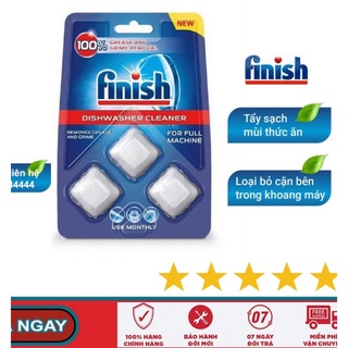Viên vệ sinh máy rửa bát Finish Vỉ 3 viên