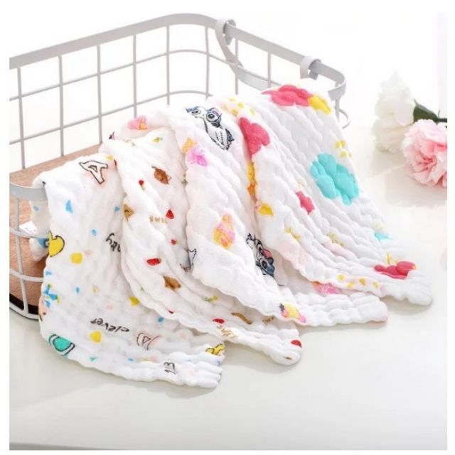 Khăn xô nhăn rửa mặt 6 lớp