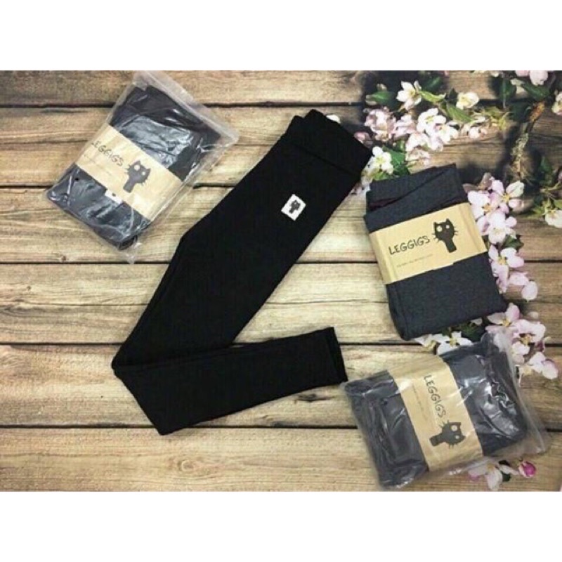 QUẦN LEGGING NỈ LÓT LÔNG MÈO