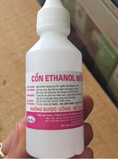 Cồn 70 độ và 90 độ y tế 50ml
