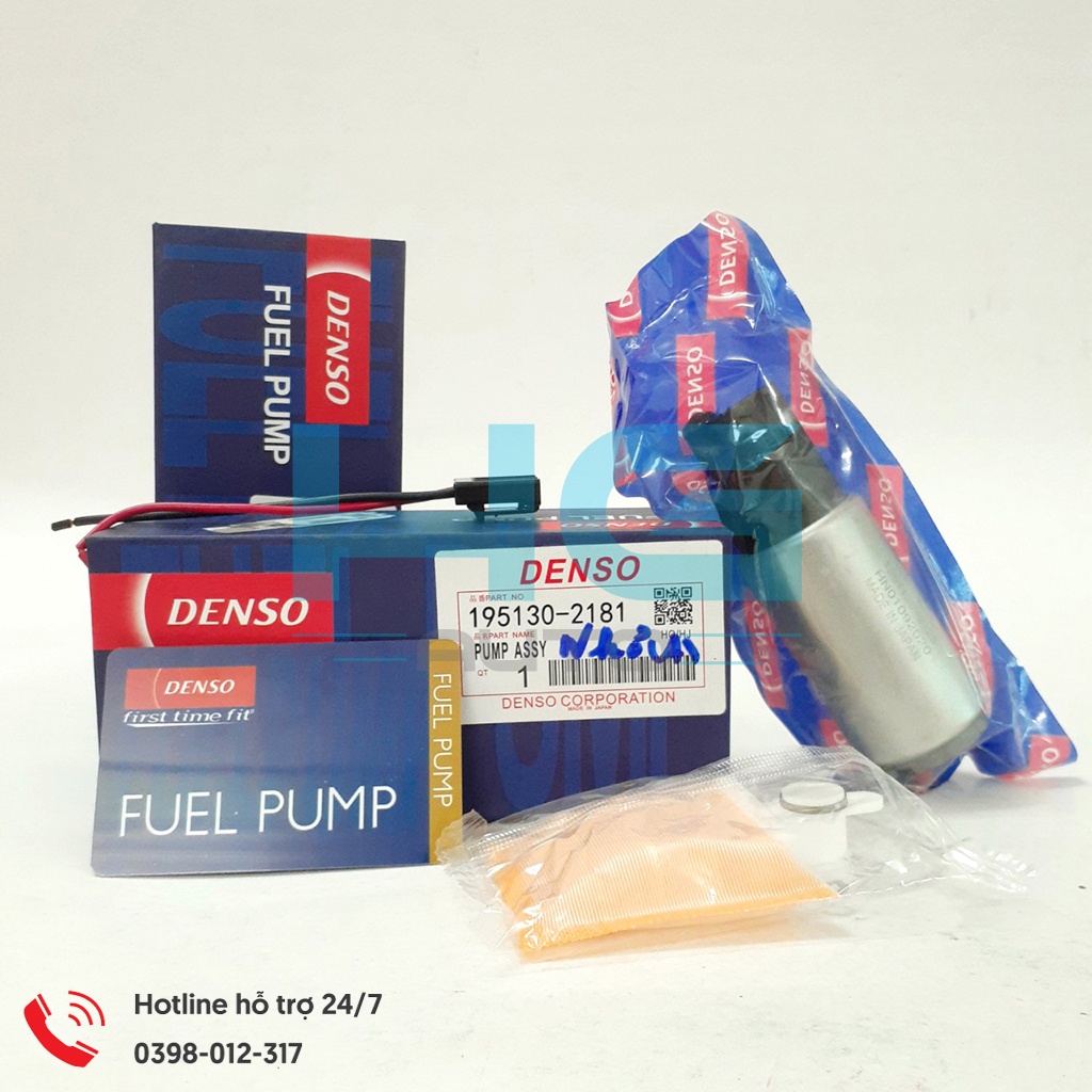 Bơm xăng Denso (giắc nhỏ) dùng cho xe oto HuynhDai, Get - Bảo Hành 6 tháng - Hgauto