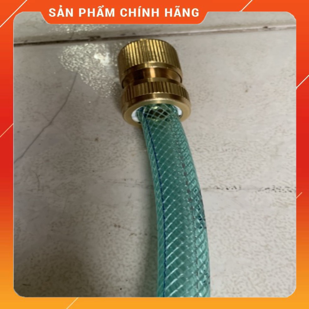 Bộ khớp nối nhanh bằng thau dây hút máy rửa xe 22mm thông dụng .