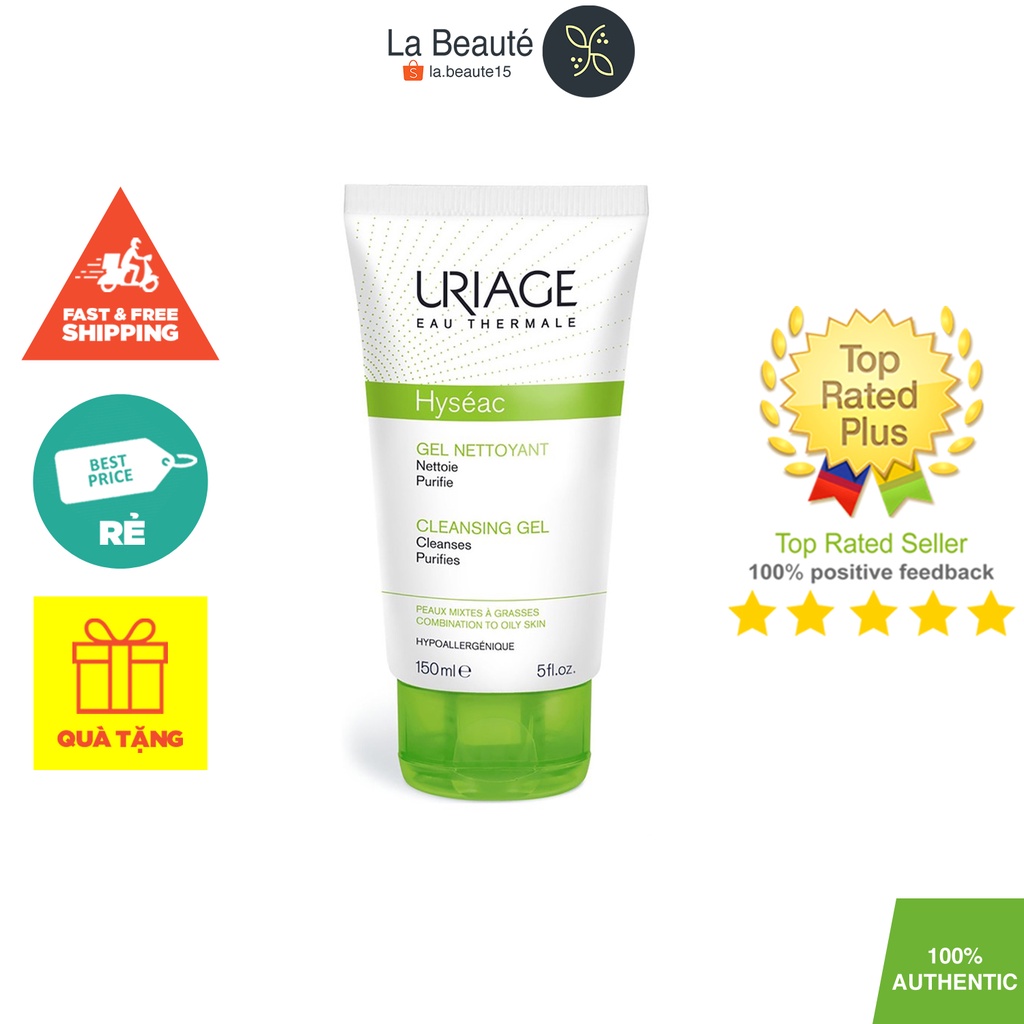 Uriage Hyséac Gel Nettoyant - Sữa Rửa Mặt Cho Da Mụn Dầu