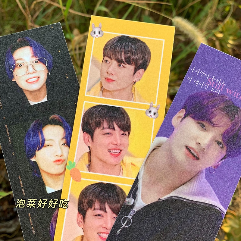 QUE ĐÁNH DẤU SÁCH IN HÌNH JUNGKOOK SIÊU ĐÁNG YÊU