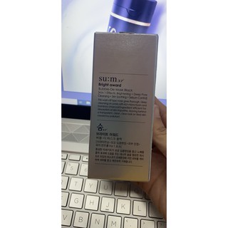 Mặt nạ đen thải độc Su:m37 Bubble De Mask Black 100ml