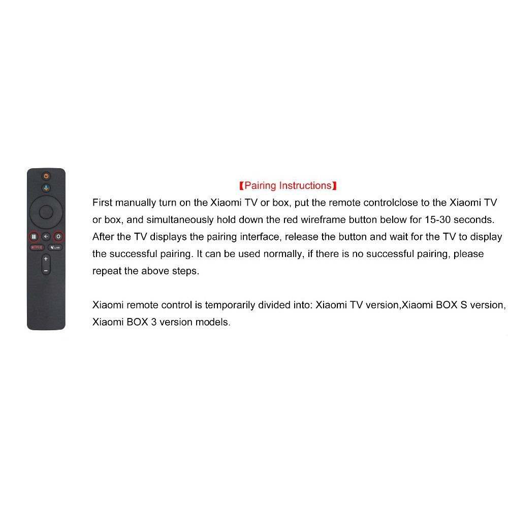 GOOGLE Bộ Điều Khiển Từ Xa Bằng Giọng Nói xiaomi XMRM-006 Cho Mi Box S 4K Mi Box Mi Box / Mi Box / TV Box MiBox MDZ-22-AB MDZ-24-AA