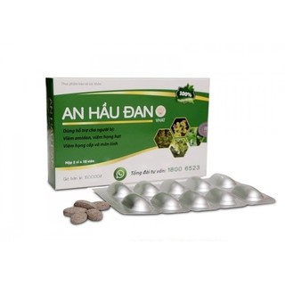 An Hầu Đan viên ngậm thảo dược giúp giảm ho, long đờm