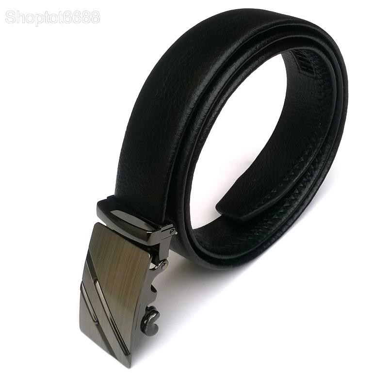 Thắt lưng nam da thật khóa răng cưa (Kho hàng Hà nội)