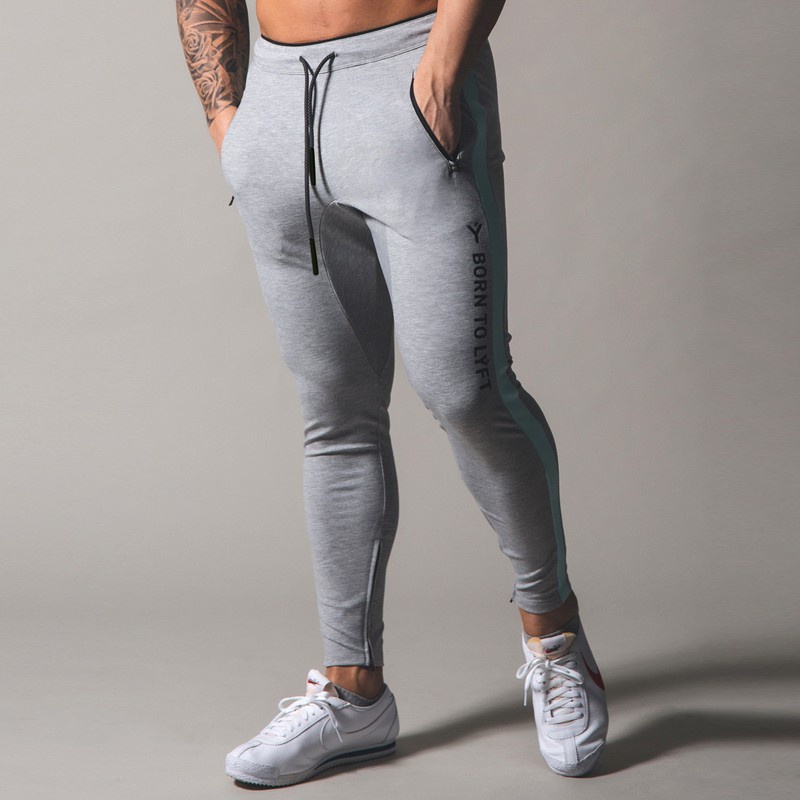 Quần Thể Thao Cotton Kẻ Sọc Năng Động Hợp Thời Trang Cho Nam