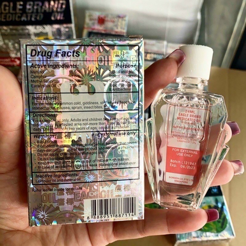 CHÍNH HÃNG- DẦU BẠC CON Ó -  CAM KẾT HÃNG 24ml