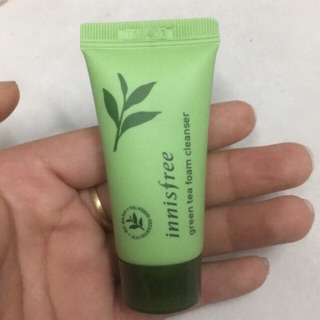 SỮA RỬA MẶT TRÀ XANH INNISFREE GREEN TEA CLEANSING FOAM 15ml