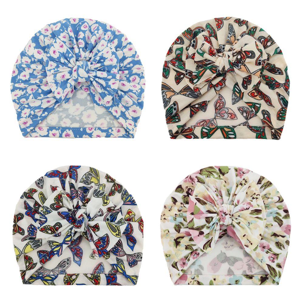 Mũ Trùm Đầu Co Giãn Thắt Nơ Dành Cho Bé Trai Gái