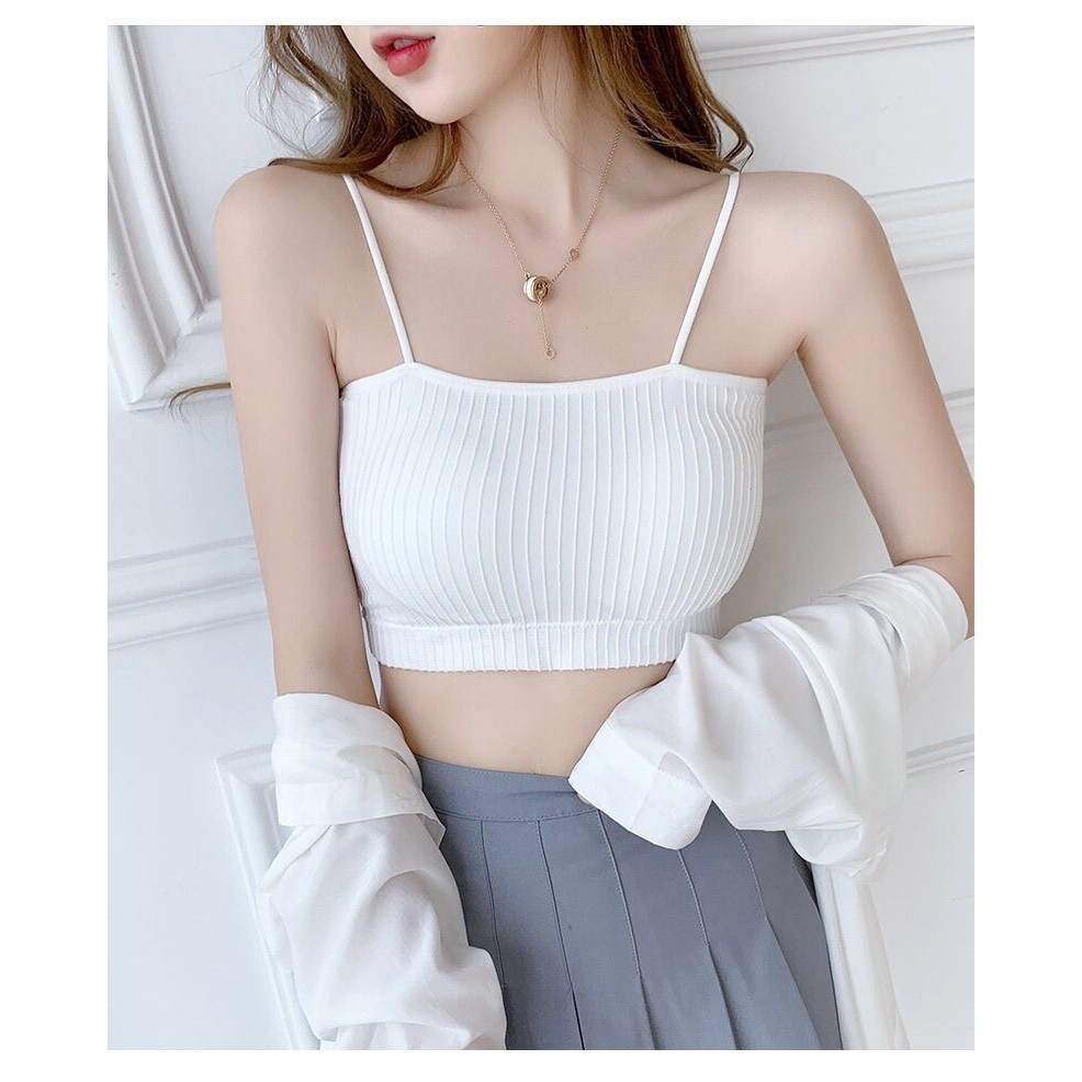 Áo bra 2 dây cotton mặc hở lưng thoáng khí sexy gợi cảm AL02 | BigBuy360 - bigbuy360.vn